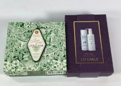 A Liz Earle hand care duo orange flower botanical hand wash 200ml, orange flower hand repair 150ml,