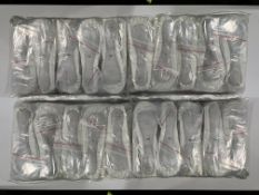 Approximately one hundred and sixty pairs of as new Move Dancewear Ballet Shoes, White, various size