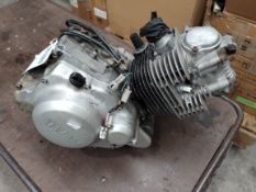 A pre-owned Yamaha motorcycle engine, 1000 cm3 X10F-107441X.