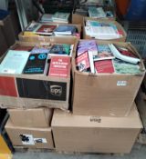 A large quantity of assorted as new and pre-owned books to include fiction, educational resources an