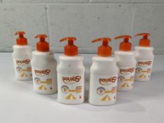 Six as new Douxo S3 PYO purifying hydrating shampoos, hypoallergenic, 200ml bottles, slight damage t