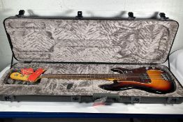 Fender American Professional II P Bass RW 3TSB in Fender hard case with tags, boxed.