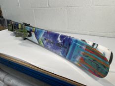As new Atomic Bent Chetler 120 Skis 24/25 - Size: 184, with Marker Duke PT 16 Bindings.