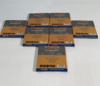 Seven packs of three Power Xtreme dry/wet diamond cutting discs 115T3.