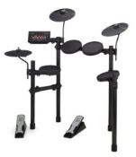 An as new Yamaha DTX402K electric drum set, boxed (stock image).