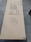 A 2-door, 3-drawer sideboard (FG-WH-PU-19-991-RV-UK) - white.