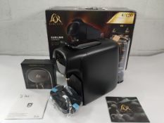 A Philips Lor Barista Piano Noir Sublime compact coffee system, box slightly distressed (LM9012).