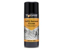Forty eight Tygris R252 graffiti remover viscous - 400ml spray cans. Boxed. (12 per box/4 x boxes) (