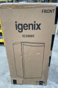 Igenix IG3960E under counter larder fridge - white (sold as seen).