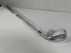 An as new Mizuno Pro T-3 Golf Wedge R/H, 52/10 S Grind, KBS Hi-Rev 2.0 115 Shaft.