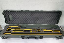 Nanuk 995 hard case with foam inserts for DJI ground station (D-RTK2).
