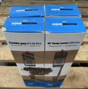 Four as new Aquamaster Tools P110 Pro combo pen, digital meter, waterproof, functions - measures PH/