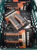 Thirteen packs of Duracell AA batteries (40 batteries per pack).