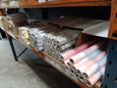 Assorted gift wrap, paper garlands and related.