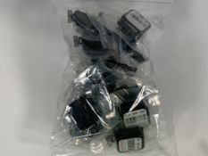 A bag of twenty Radtrak³ Long Term Radon Test Kits. As new