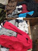 Approximately 80 items of assorted pre-owned vintage style sweatshirts, jackets and related to inclu