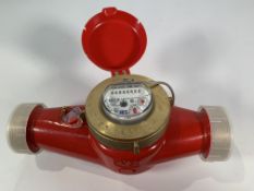 Jet Range Wolseley Hot Pulsed Water Meter, Red, Size DN50 (2