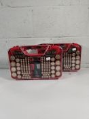 Two as new Duracell battery daddy kits (120 batteries per pack).