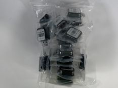 A bag of twenty Radtrak³ Long Term Radon Test Kits. As new