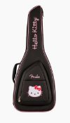 As new Fender x Hello Kitty Collaboration Electric Guitar Gig Bag, Black (stock image).