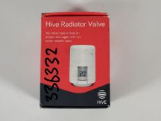 An as new Hive Smart Thermostatic Radiator Valve Head (EN:5054347004240)