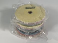 Five packs of three as new Resurfacing Buffering Wheels.