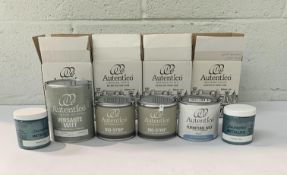 Autentico Versante matt nearly black paint 1L, two Autentico Bio-Strip high quality paint, wax, varn