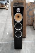 A pre-owned Bowers & Wilkins CM9 S2 3-way floor standing loudspeaker system, black (single)