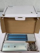 Five Fortessa Electro 1200lbs Magnetic Standard Maglocks - FTM500N. Packaging damaged, boxed.