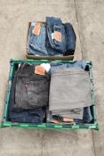 Approximately Forty five pairs of Levi 501 vintage jeans in assorted sizes and colours.