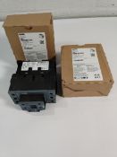 Two as new Siemens contactors 3RT2036-1AG20.