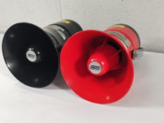 Two EATON Type DB4B Series electric sounders for use in hazardous locations (REF: 1x DB4B G and 1x D