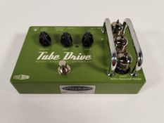 A pre-owned Effectrode Thermionic Tube Drive boost-overdrive-distortion pedal (MN: TD2A). No cables