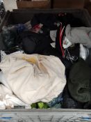 Assorted mainly pre-owned clothing and related.