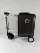 A pre-owned Airwheel Robot SE35 ride-on suitcase with battery.