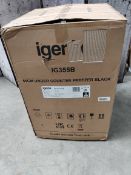 An Igenix IG355B 93L under counter freezer - black.
