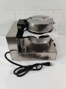 A Hamburg waffle maker YD-2205X requires a UK plug adapter unboxed, untested.