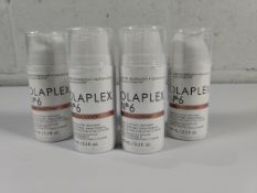 Four as new Olaplex No 6 bond smoothers - conditions and strengthens - 100ml per bottle.