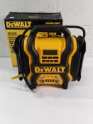 A pre-owned DeWalt DXAEPS14 power station (requires UK plug adaptor) (boxed, unsealed).