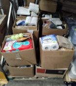 Twelve boxes of miscellaneous items to include DIY, beauty and homewares related items.