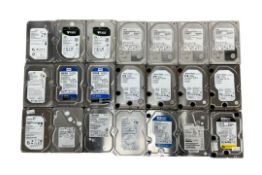 Assorted pre-owned SATA Hard Drives (Data wiped).