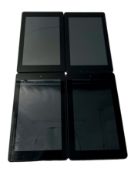 Four pre-owned Amazon Fire 7 7th Gen Tablets (M/N: SR043KL).