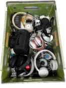 Assorted pre-owned items including headphones, cameras, Apple iPod and other small electricals.