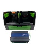 As new PowerSwap Nucleus PowerSwap Station (PWD2i) and a Samlex 300W Pure Sine Wave Inverter (Boxed.