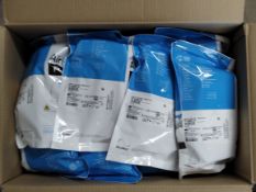 A box of twenty eight as new Resmed Airfit F40 full face masks, size medium (REF: 64615).