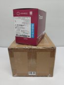 Three boxes of Genmed sterile trocars for single use, bladeless fixation balloon type, dual packs (8