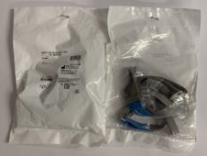 Seven as new Resmed Airfit F30 Headgear full-face masks, one standard size (REF: 64161).
