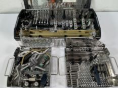 Pre-owned Stryker Hoffman 3 External Fixation System Set with Storage Box (REF: EWS-HOFFMANN-3) (not