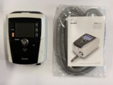 As new ResMed Stellar 150 Ventilator with bag and accessories (REF: 24145).