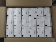 A box of thirty six as new Resmed Airfit F20 full face CPAP masks, size large (REF: 64007).